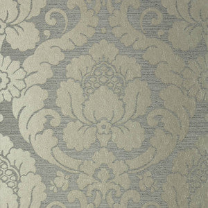 Marlow Metallic Pewter and Charcoal AT6134 by Anna French Wallpaper