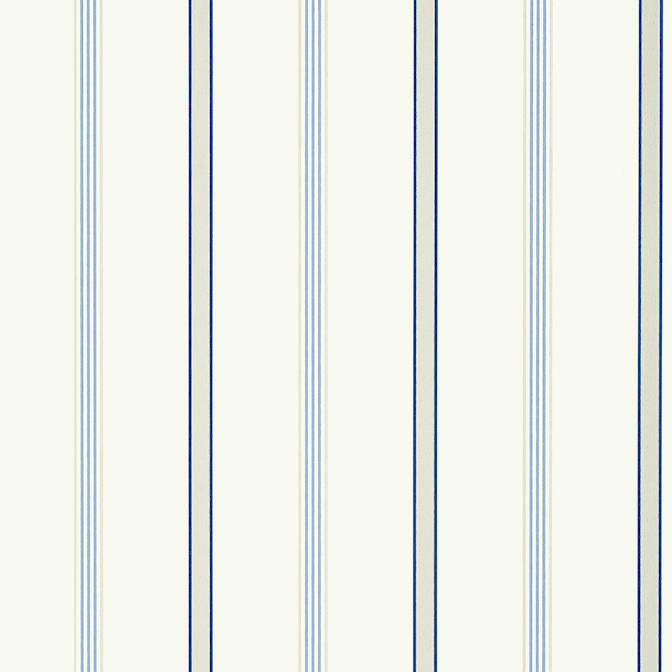 Dawson Stripe Blue and White AT6138 by Anna French Wallpaper Anna French Wallpaper Dawson Stripe Blue and White AT6138Wallpaper Serenade Non Woven Wallpaper UNITED KINGDOM </p><p>Repeat: V: - 20.5 - Fabric Carolina -