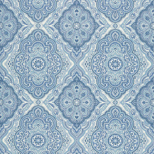 Sterling Blue and White AT6143 by Anna French Wallpaper