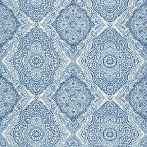 Sterling Blue and White AT6143 by Anna French Wallpaper