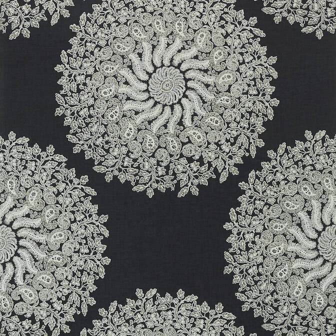 La Provence Black AT78731 by Anna French Wallpaper Anna French Wallpaper La Provence Black AT78731Wallpaper Palampore Non Woven Wallpaper U.S.A. </p><p>Repeat: V: 25.25 27 - Fabric Carolina -