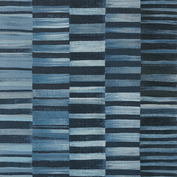 Tansman Navy AT78732 by Anna French Wallpaper Anna French Wallpaper Tansman Navy AT78732Wallpaper Palampore Paperweave KOREA </p><p>Repeat: V: 30.5 36 - Fabric Carolina -
