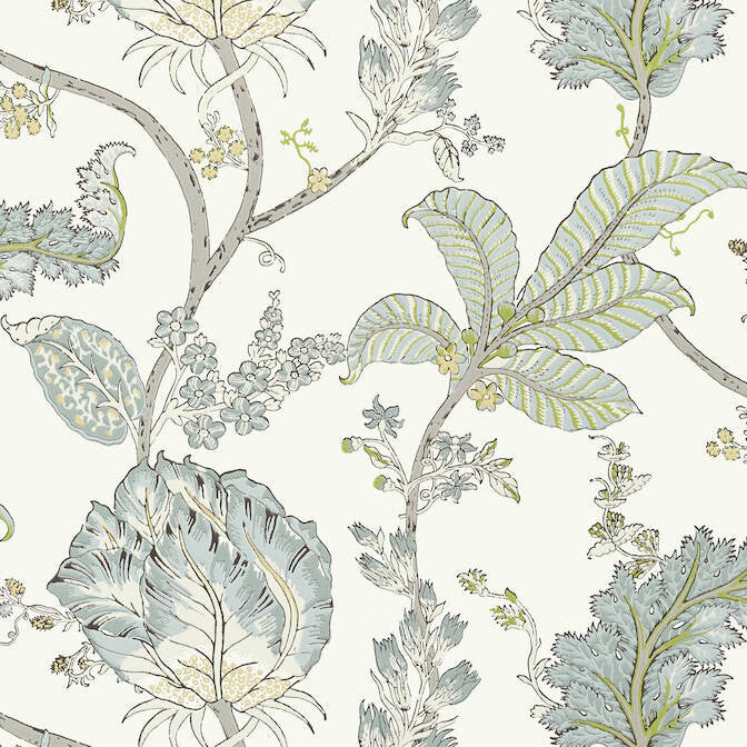 Kalamkari Vine Yellow and Aqua AT78740 by Anna French Wallpaper Anna French Wallpaper Kalamkari Vine Yellow and Aqua AT78740Wallpaper Palampore Non Woven Wallpaper UNITED KINGDOM </p><p>Repeat: V: 24 27 - Fabric Carolina -