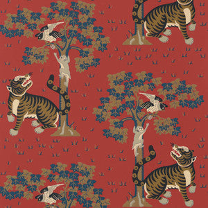 Kahna Red AT78747 by Anna French Wallpaper