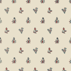 Jouy Red and Blue AT78751 by Anna French Wallpaper