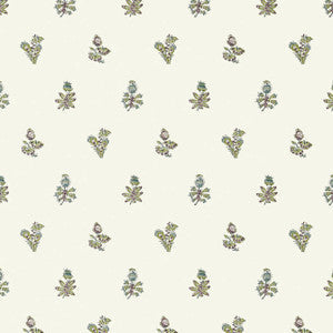 Jouy Eggplant and Green AT78757 By Anna French Wallpaper