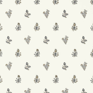 Jouy Black on Cream AT78759 by Anna French Wallpaper