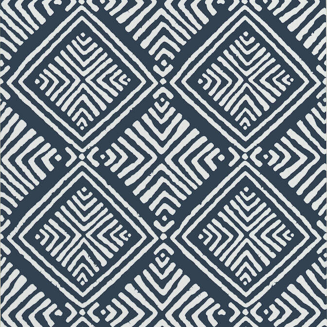 Donavin Diamond Navy AT78775 by Anna French Wallpaper Anna French Wallpaper Donavin Diamond Navy AT78775Wallpaper Palampore Non Woven Wallpaper UNITED KINGDOM </p><p>Repeat: V: 25.5 27 - Fabric Carolina -