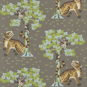 Kahna Charcoal AT78782 by Anna French Wallpaper