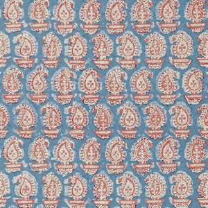 Gada Paisley Red and Blue AT78786 by Anna French Wallpaper
