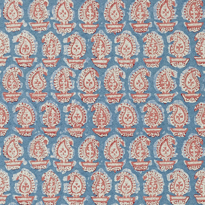 Gada Paisley Red and Blue AT78786 by Anna French Wallpaper Anna French Wallpaper Gada Paisley Red and Blue AT78786Wallpaper Palampore Non Woven Wallpaper UNITED KINGDOM </p><p>Repeat: V: 9 27 - Fabric Carolina -