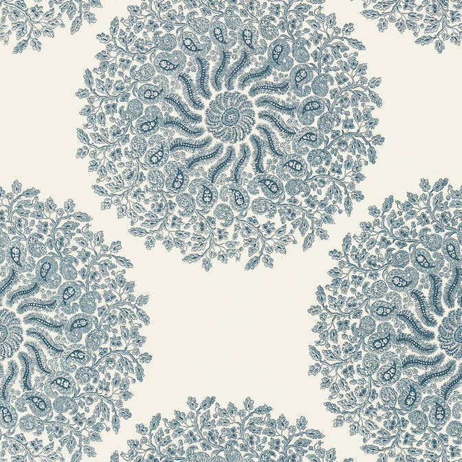 La Provence Blue and White AT78795 by Anna French Wallpaper Anna French Wallpaper La Provence Blue and White AT78795Wallpaper Palampore Non Woven Wallpaper U.S.A. </p><p>Repeat: V: 25.25 27 - Fabric Carolina -