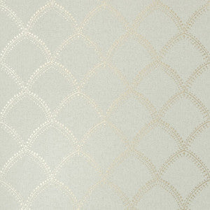 Burmese Metallic on Aqua AT7908 by Anna French Wallpaper