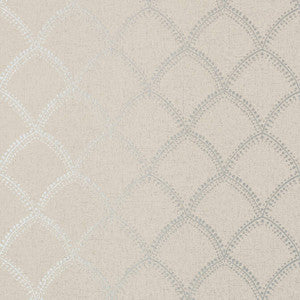 Burmese Metallic on Taupe AT7909 By Anna French Wallpaper