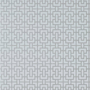Bridle Soft Blue and Silver AT79118 by Anna French Wallpaper