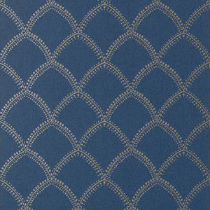 Burmese Metallic on Navy AT7911 by Anna French Wallpaper