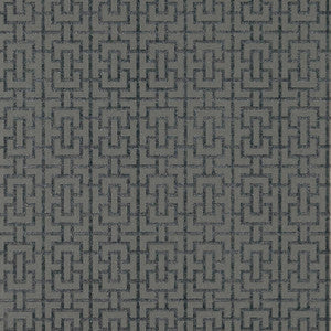 Bridle Charcoal AT79120 by Anna French Wallpaper