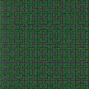 Bridle Emerald Green AT79123 by Anna French Wallpaper