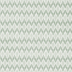 Balin Ikat Sage AT79131 by Anna French Wallpaper
