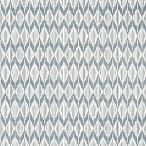 Balin Ikat Navy AT79132 by Anna French Wallpaper