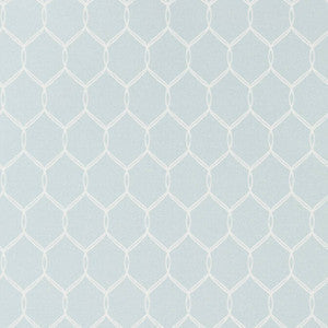 Leland Trellis Soft Blue AT79147 By Anna French Wallpaper