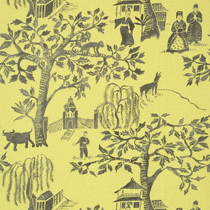 Willow Wood Citron AT7914 by Anna French Wallpaper