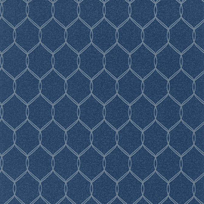 Leland Trellis Navy AT79150 by Anna French Wallpaper Anna French Wallpaper Leland Trellis Navy AT79150Wallpaper Small Scale Non Woven Wallpaper UNITED KINGDOM </p><p>Repeat: V: 5 20.5 - Fabric Carolina -
