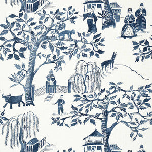 Willow Wood Navy AT7915 by Anna French Wallpaper