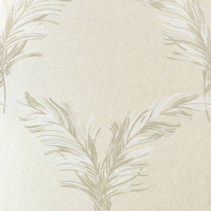 Plumes Pearl AT7923 by Anna French Wallpaper