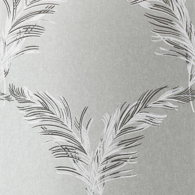 Plumes Metallic Silver AT7926 by Anna French Wallpaper Anna French Wallpaper Plumes Metallic Silver AT7926Wallpaper Watermark Non Woven Wallpaper UNITED KINGDOM </p><p>Repeat: V: 25.25 20.5 - Fabric Carolina -
