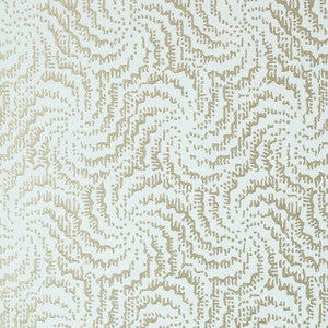 Cirrus Metallic Pewter on Aqua AT7937 by Anna French Wallpaper
