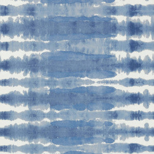 Margate Blue on White AT7942 by Anna French Wallpaper