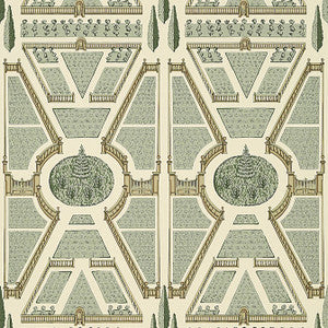 Aerial Garden Sage AT9597 by Anna French Wallpaper