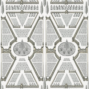 Aerial Garden Neutral AT9598 by Anna French Wallpaper