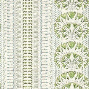 Cairo Green and White AT9623 by Anna French Wallpaper