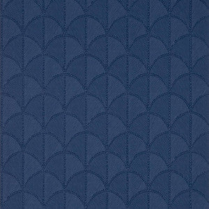 Seton Scallop Navy AT9689 by Anna French Wallpaper