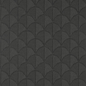 Seton Scallop Black AT9690 by Anna French Wallpaper