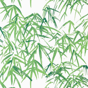 Kyoto Leaves Emerald Green AT9869 by Anna French Wallpaper