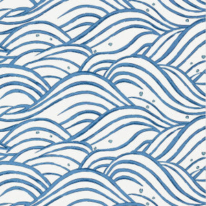 Waves Blue AT9873 by Anna French Wallpaper
