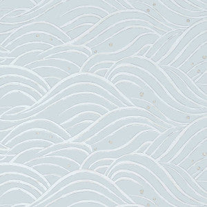 Waves Spa Blue AT9875 by Anna French Wallpaper