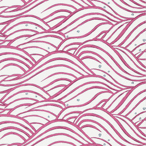 Waves Fuchsia AT9877 by Anna French Wallpaper