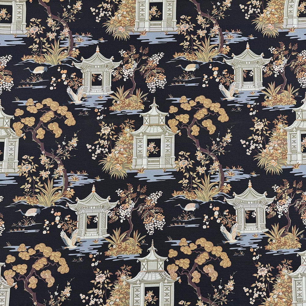 Ateri Midnight by Magnolia Fabric - 100% Cotton Mexico 80000 Horizontal: 18 and Vertical: 16.8 54 - Fabric Carolina -
