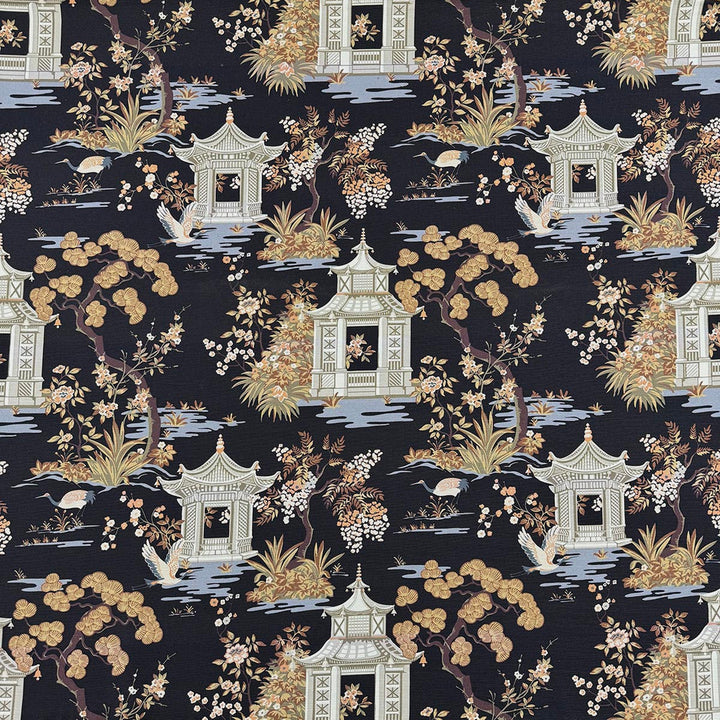 Ateri Midnight by Magnolia Fabric - 100% Cotton Mexico 80000 Horizontal: 18 and Vertical: 16.8 54 - Fabric Carolina -