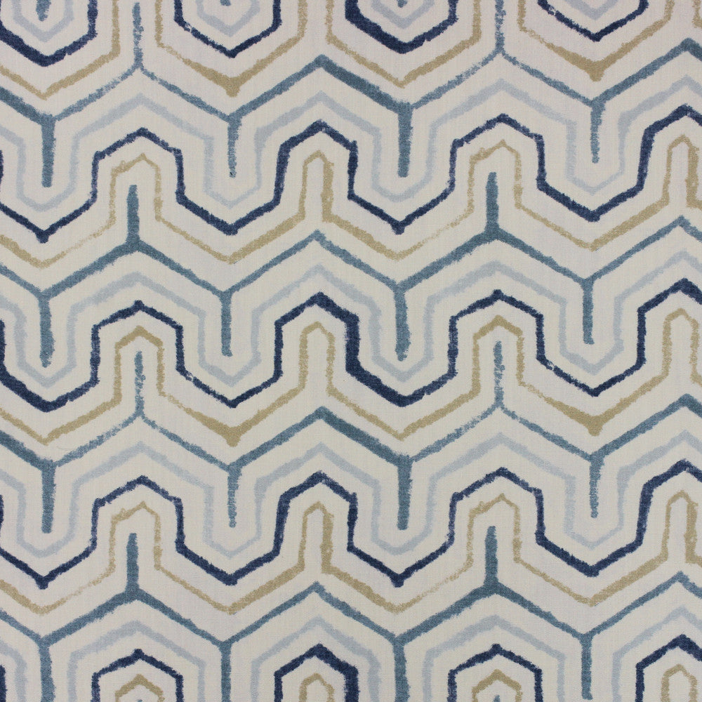 Athens Bluestone by Richloom Fabric See sample 100% COTTON USA or Imported 3K </p><p>Repeat: V13.5" x H13.5" 56" - Fabric Carolina -
