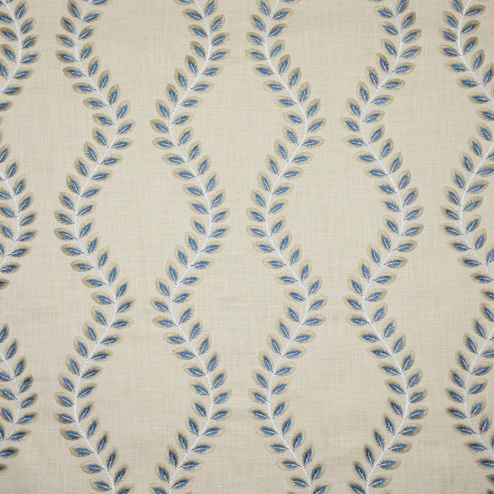 Atlas 3 Chestnut by Stout Fabric COMFORTABLE LIVING HAZE/NAVY 100%COT %VEMB INDIA Horizontal: 8.500 and Vertical: 7.875 51 in - Fabric Carolina -