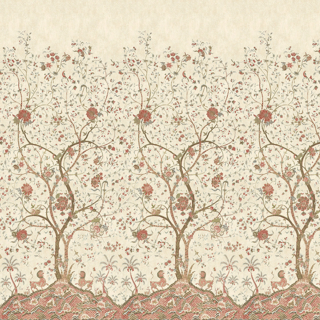 LA BOURDONNAIS MURAL - Red By Anna French Wallpaper