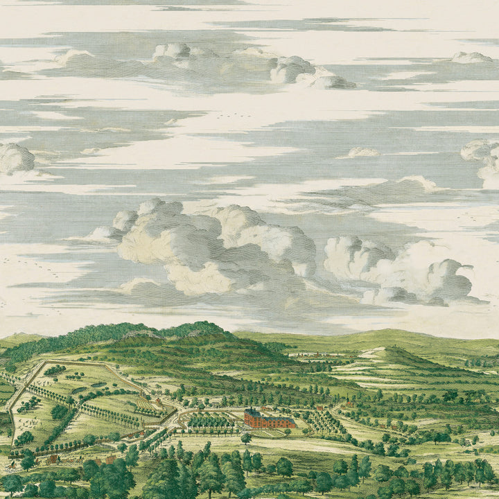 Whitcombe Park Mural Natural ATM57888 by Anna French Wallpaper