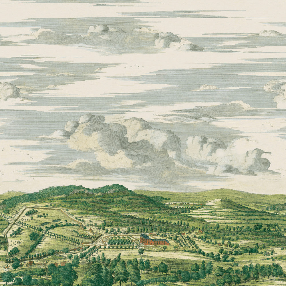 Whitcombe Park Mural Natural ATM57888 by Anna French Wallpaper