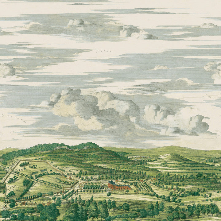 Whitcombe Park Mural Natural ATM57888 by Anna French Wallpaper