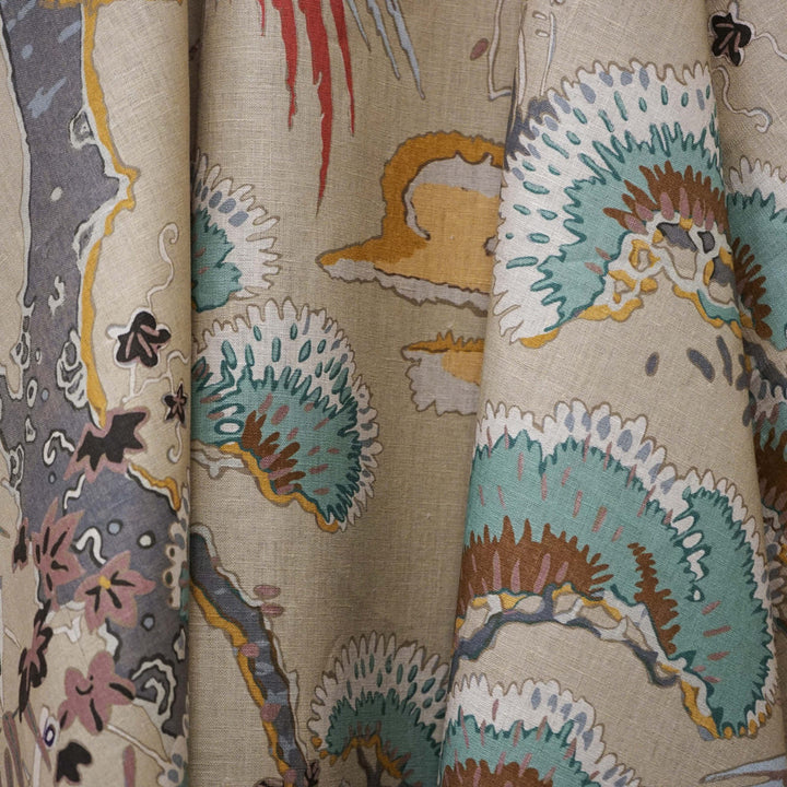 Atrium 16Sj102 by JF Fabric JF Studio 100% Linen United Kingdom 12000 Horizontal: 27 and Vertical: 47.5 56 - Fabric Carolina -